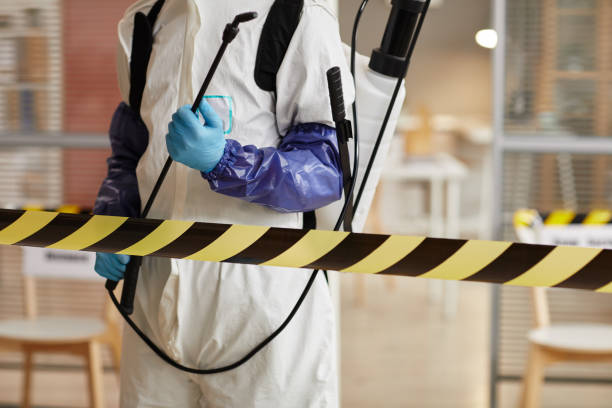 Professional Biohazard technician working in Langlois, OR